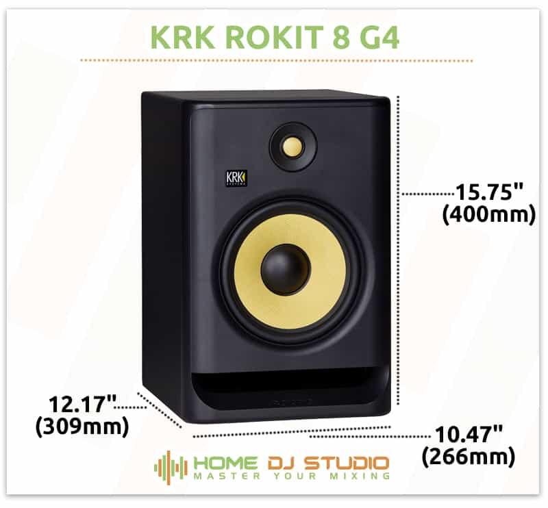 KRK Rokit8 G4 ペア(2本) K Amazon.com: KRK RP8 Rokit 8 G4 Professional Bi-Amp 8